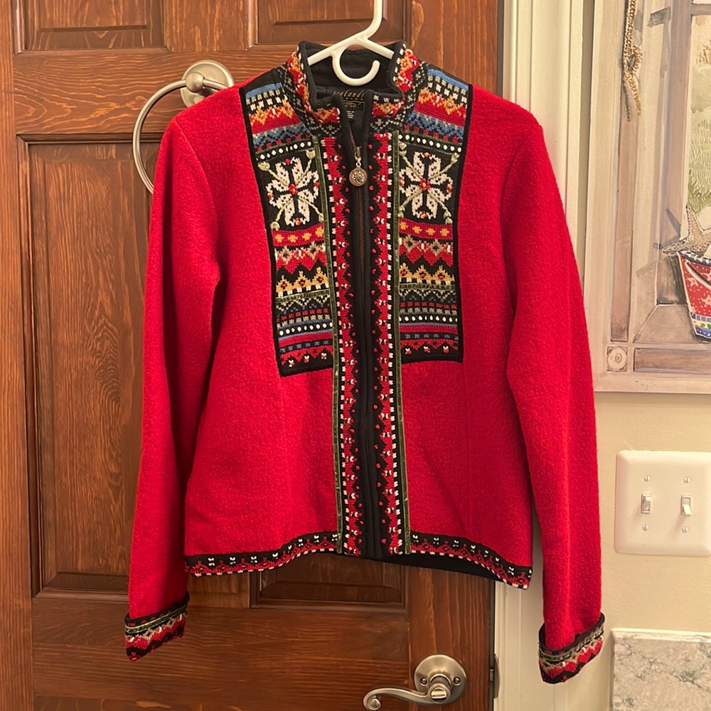 Hand Embroidered Icelandic Jacket